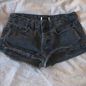 Dark grey Jean shorts